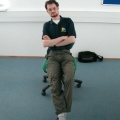 Peter Buzanits wartet auf den Workshop TYPO3
