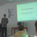 Kaspar Schweiger (ICS) bei seinem Vortrag