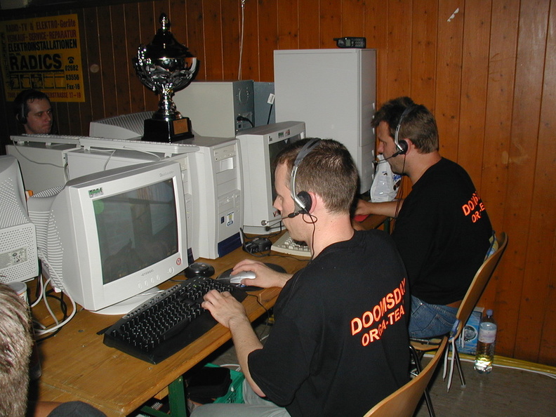 Doomsday ORGA Team beim spielen