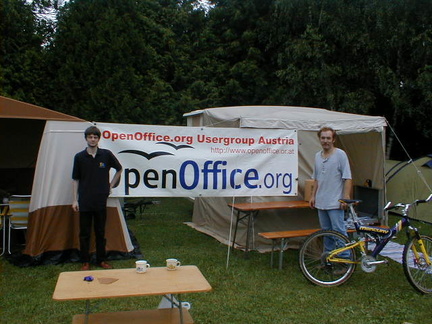 Die OpenOffice.org Usergroup war auch vertreten.